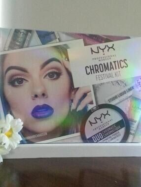 Beauty Box Chromatics Makeup by NYX festival kit New in Box